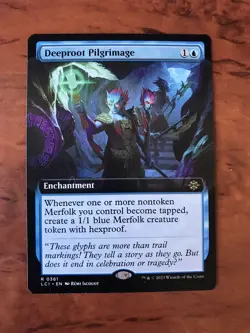 Deeproot Pilgrimage Extended Borderless MTG Magic the Gathering Card NM Mint LCI - Image 1