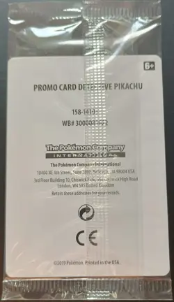 Detective Pikachu SM190 Sealed Promo Pokemon Card - Image 4