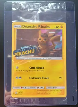 Detective Pikachu SM190 Sealed Promo Pokemon Card - Image 5