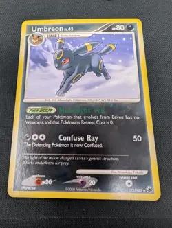 Umbreon Lv.43 32/100 Non Holo Rare Majestic Dawn Pokemon Card - Image 4