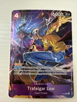 Trafalgar Law (Illustration Box Vol.6) P-093 One Piece Promotion Cards Foil - Image 1
