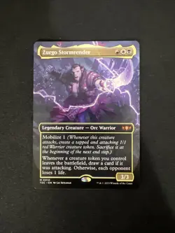Zurgo Stormrender (Borderless) Commander: Tarkir: Dragonstorm Regular Mint - Image 1