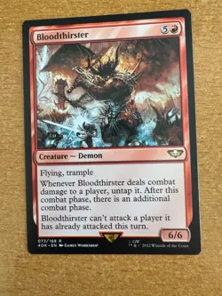 MTG Bloodthirster, NM-Mint, English Universes Beyond: Warhammer 40K 073/168 - Image 1