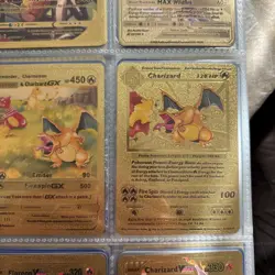 Charizard 120 HP Gold Foil Pokemon Card 4/102 Fan Art - Image 5