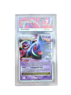 Gengar LV.X 97/99 Platinum Arceus Holo Rare ACE GRADING NM 7 Pokemon Card - Image 1