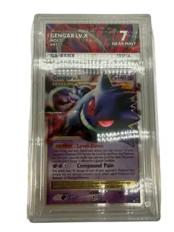 Gengar LV.X 97/99 Platinum Arceus Holo Rare ACE GRADING NM 7 Pokemon Card - Image 2