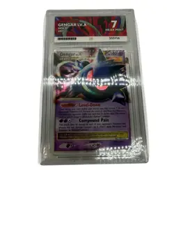 Gengar LV.X 97/99 Platinum Arceus Holo Rare ACE GRADING NM 7 Pokemon Card - Image 4