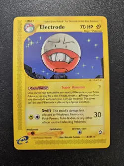 Pokemon Aquapolis Electrode Non-Holo Rare 8/147 NEAR MINT - Image 1