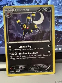 2012 Pokemon Black & White Dark Explorers Umbreon #61/108 - Image 1