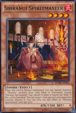 Shiranui Spiritmaster - BOSH-EN033 - Rare - Unlimited Edition - Moderately Playe - Image 1