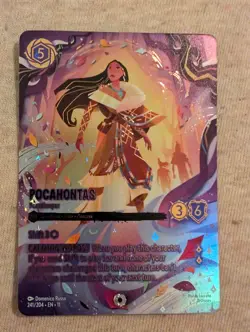 Disney Lorcana - Pocahontas - Peacekeeper - Winterspell - ICONIC - 241/204 - Image 1