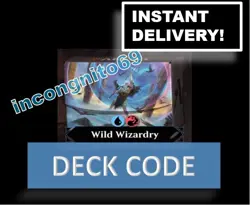 MAGIC MTG MTGA ARENA CODE CARD WELCOME BOOSTER WILD WIZARDRY ARENA DECK INSTANT - Image 1