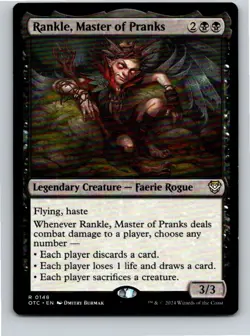 Magic the Gathering Rankle, Master of Pranks Wilds of Eldraine Commander MTG - Image 1