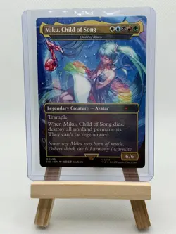 Miku, Child of Song - Child of Alara (Rainbow Foil) Secret Lair Drop Foil - Image 1