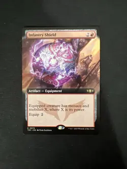 Infantry Shield (Extended Art) Commander: Tarkir: Dragonstorm Regular Mint - Image 1