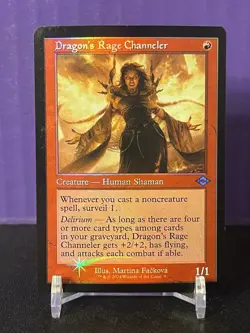 MTG Dragon's Rage Channeler (Retro Frame, Foil) - Modern Horizons 2 (MH2) #9 LP - Image 1