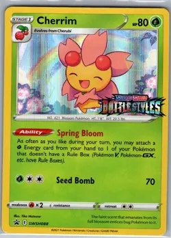 Cherrim - (Prerelease) SWSH088 Sword & Shield Promo Cards - Pokemon Card - NM - Image 1