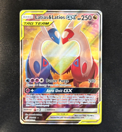 Latios & Latias GX Full Art Holo Card 170/181 Sun And Moon Tag Team (Love Birds) - Image 1