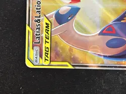 Latios & Latias GX Full Art Holo Card 170/181 Sun And Moon Tag Team (Love Birds) - Image 5