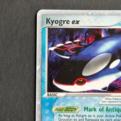 Kyogre ex 94/101 EX Hidden Legends Holo Rare Pokemon Card - Image 2