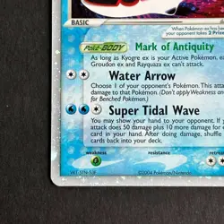 Kyogre ex 94/101 EX Hidden Legends Holo Rare Pokemon Card - Image 5