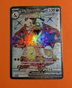 Charizard ex 215/197 Obsidian Flames English Pokemon Card - Image 1