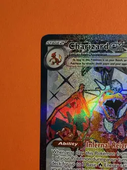 Charizard ex 215/197 Obsidian Flames English Pokemon Card - Image 2