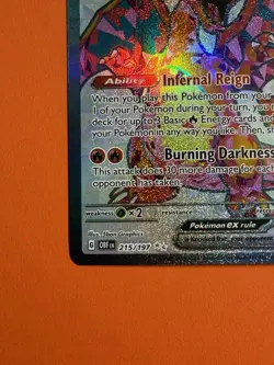 Charizard ex 215/197 Obsidian Flames English Pokemon Card - Image 4