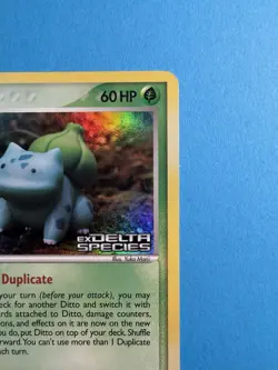 2005 POKEMON DITTO EX DELTA SPECIES 36/113 DITTO REV. HOLO STAMPED TCG - Image 3