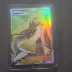 Pokemon Lusamine Ultra Rare Full Art Holo Trainer 110/111 Sm-Crimson Invasion - Image 1