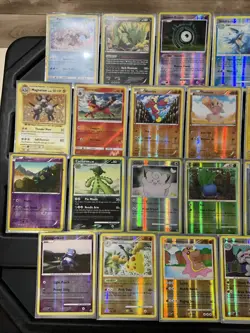 (30) Pokemon Cards Lot WOTC Vtg Holo STAMPED REVERSE Seadra Scyther Machoke - Image 2