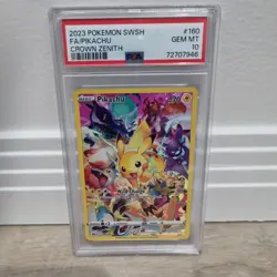 PSA 10 GEM MINT 2023 Pokemon Crown Zenith Pikachu 160/159 Secret Rare Full Art - Image 1