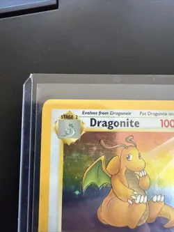 Pokemon Fossil Dragonite 4/62 Holo MP Moderately Played - Image 2
