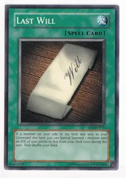 Last Will TP7-EN015 Tournament Pack 7 Unlimited (Dented) - Image 1