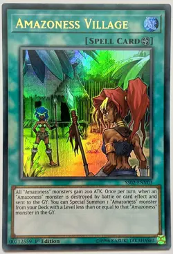 SS02-ENV03 Amazoness Village - Ultra Rare 1st Edition Near Mint YuGiOh - Image 1