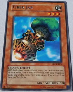 Yugioh 1x Fiber Jar DB2-EN166 Rare Unlimited Edition Near Mint Dark Beginnings 2 - Image 2