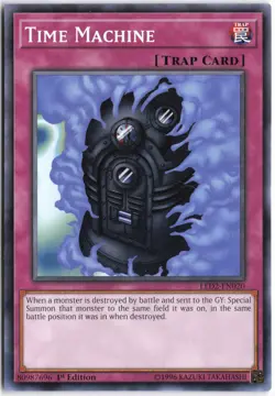 Yugioh - Time Machine LED2-EN020 1st Edition - Legendary Duelists: Ancient Mille - Image 1