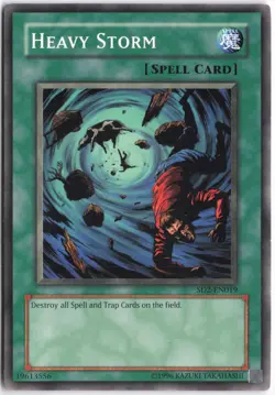 Yugioh - Heavy Storm SD2-EN019 Unlimited - Structure Deck: Zombie Madness - Image 1