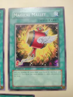3x Magical Mallet SD09-EN027 1st Edition Yugioh! LP - Image 3