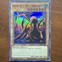 Yu-Gi-Oh! Harpie's Pet Dragon LDS2-EN066 Legendary Duelists S2 1st Ed Ultra Rare - Image 1