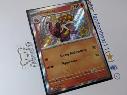 2024 SHINY Crocalor Black Star Promo card SVP080 Scarlet & Violet Pokemon LP - Image 3