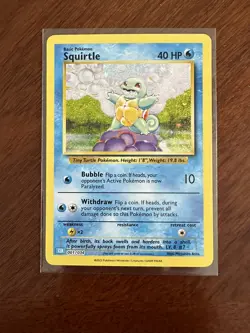 Squirtle CLB 001/034 Pokemon Trading Card Game Classic Collection NM-MINT - Image 1