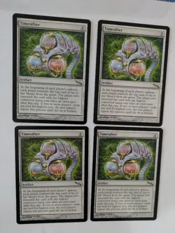 4 Timesifter Mirrodin MTG NM Free shipping withg tracking - Image 1
