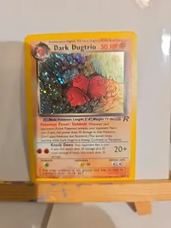 2000 POKEMON TEAM ROCKET 1ST EDITION #6/82 DARK DUGTRIO HOLO - Image 1