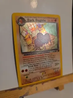 2000 POKEMON TEAM ROCKET 1ST EDITION #6/82 DARK DUGTRIO HOLO - Image 2