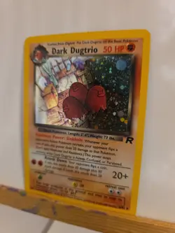 2000 POKEMON TEAM ROCKET 1ST EDITION #6/82 DARK DUGTRIO HOLO - Image 3