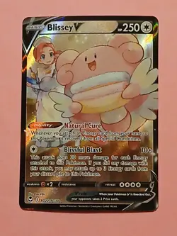 Pokemon Sword & Shield Silver Tempest Blissey V TG22/TG30 Trainer Gallery - Image 1