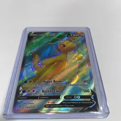 DRAGONITE V POKEMON GO HOLO ULTRA RARE NM 76/78 - Image 1