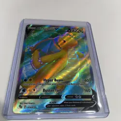 DRAGONITE V POKEMON GO HOLO ULTRA RARE NM 76/78 - Image 2