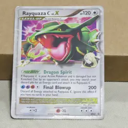 Pokemon TCG Rayquaza C LV.X DP47 Diamond & Pearl LP HQ Packaging - Image 1